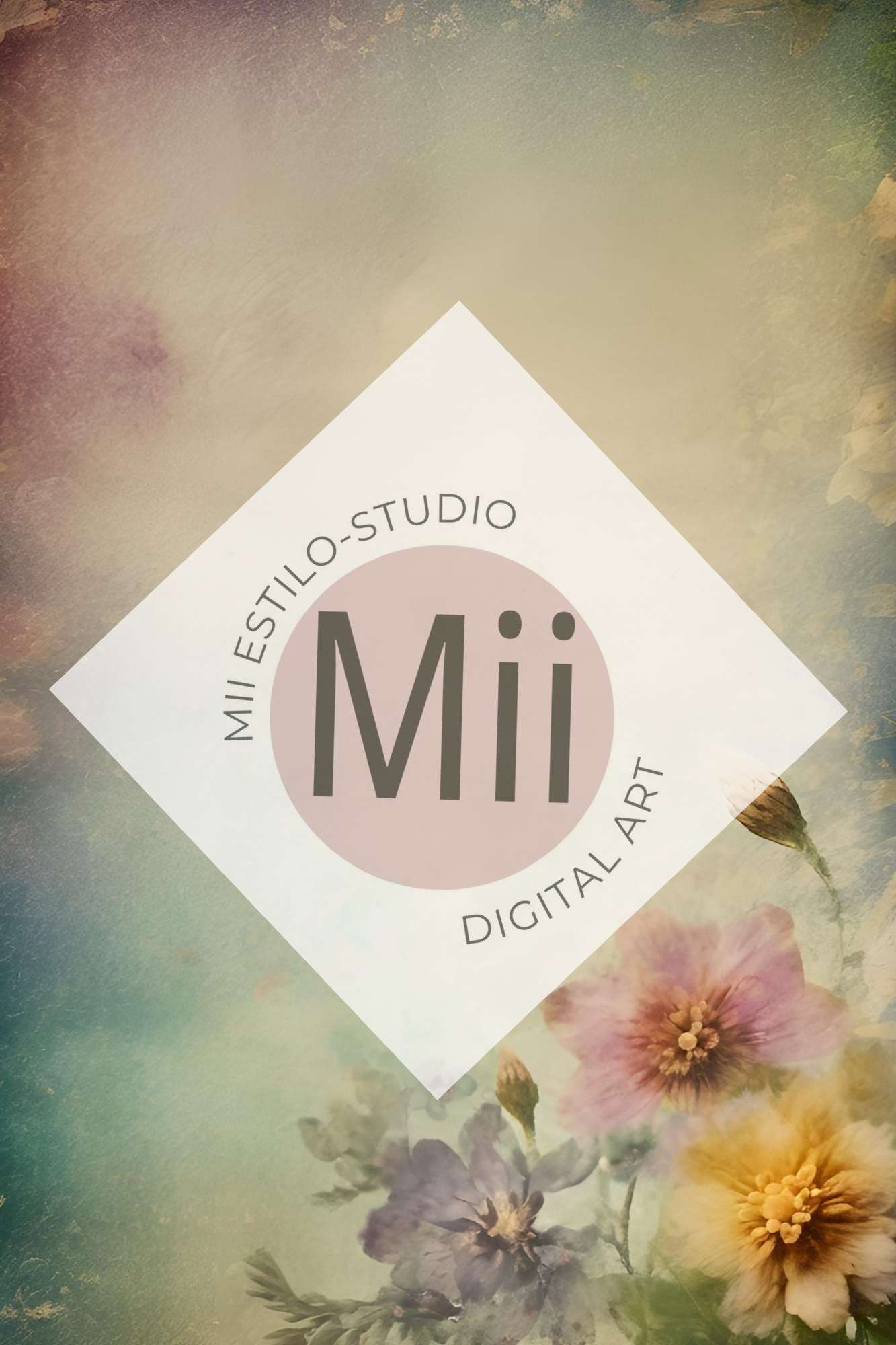 Alena Flower Handcrafted Canvas Style Digital Backdrops, Maternity Photoshoot Backgrounds, Flower Texture Overlays, Flower Fine Art Backdrop Designs, Photoshop Overlay Textures - Mii - Estilo