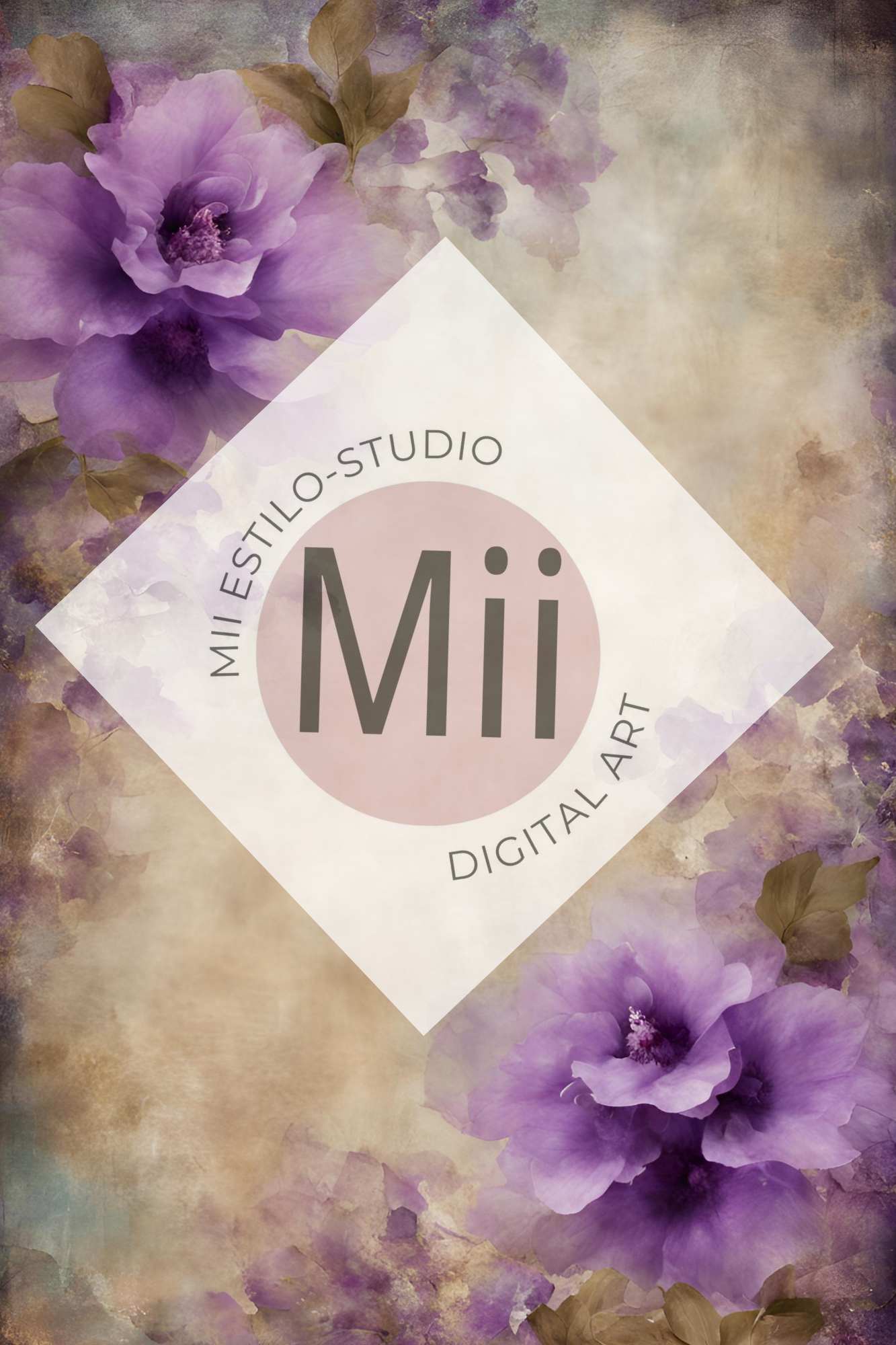 Allium Flower Handcrafted Canvas Style Digital Backdrops, Maternity Photoshoot Backgrounds, Flower Texture Overlays, Flower Fine Art Backdrop Designs, Photoshop Overlay Textures - Mii - Estilo
