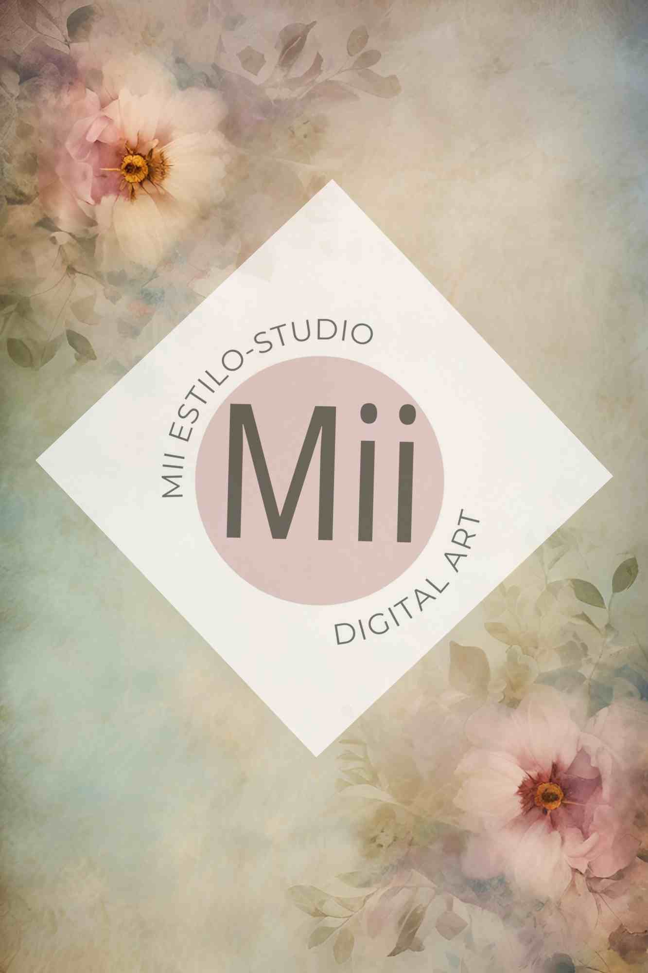 Alyssa Flower Handcrafted Canvas Style Digital Backdrops, Maternity Photoshoot Backgrounds, Flower Texture Overlays, Flower Fine Art Backdrop Designs, Photoshop Overlay Textures - Mii - Estilo