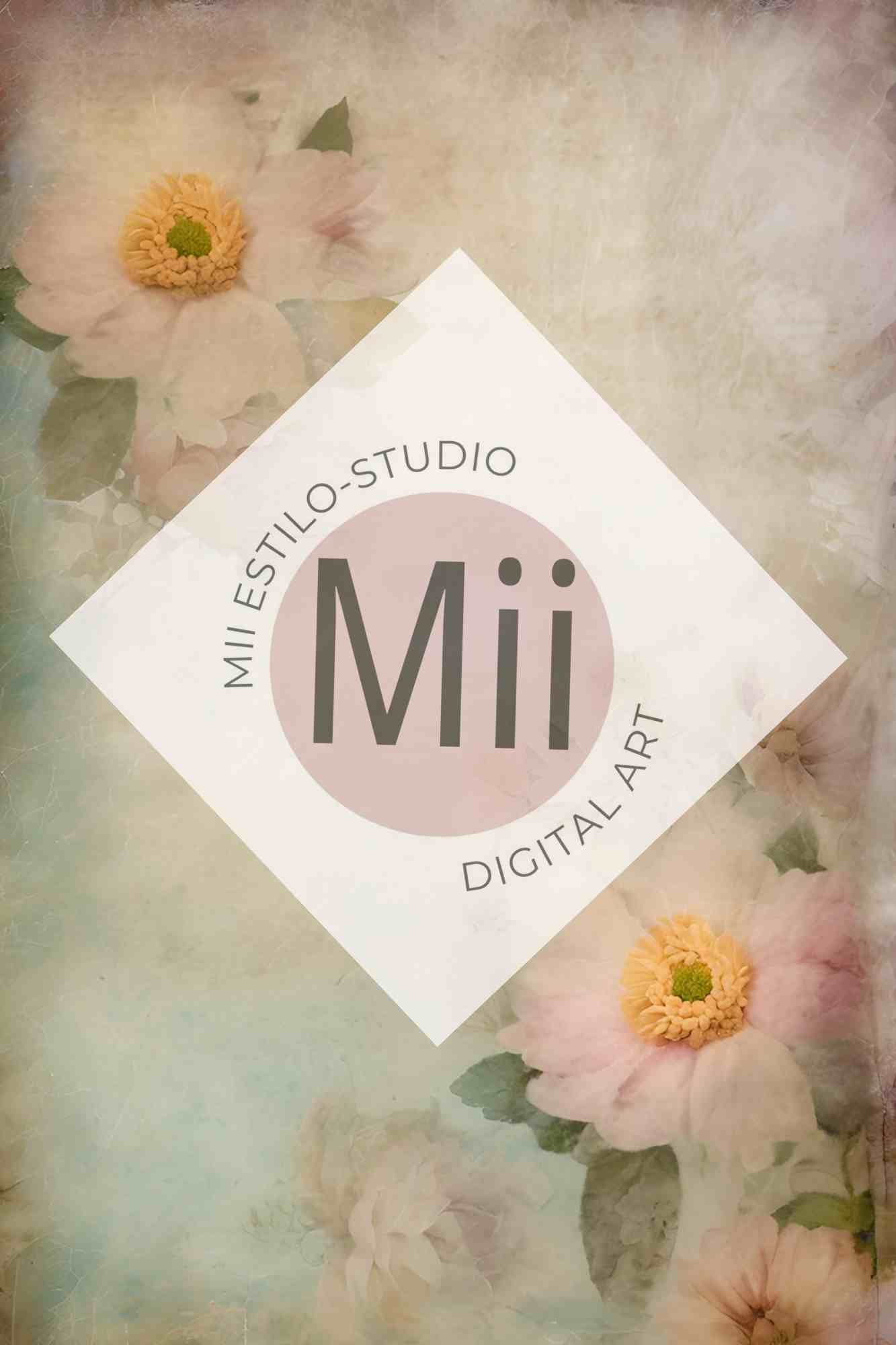 Alyssa Flower Handcrafted Canvas Style Digital Backdrops, Maternity Photoshoot Backgrounds, Flower Texture Overlays, Flower Fine Art Backdrop Designs, Photoshop Overlay Textures - Mii - Estilo