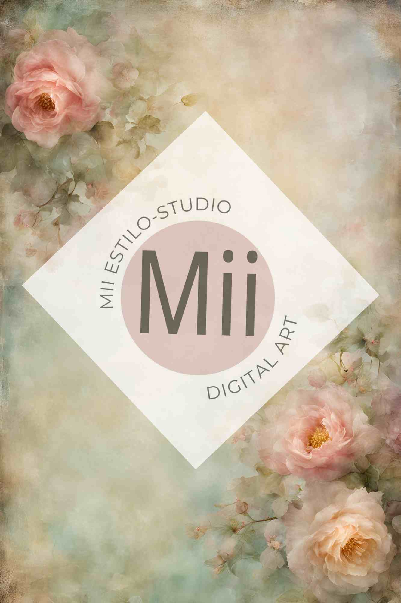 Alyssa Flower Handcrafted Canvas Style Digital Backdrops, Maternity Photoshoot Backgrounds, Flower Texture Overlays, Flower Fine Art Backdrop Designs, Photoshop Overlay Textures - Mii - Estilo