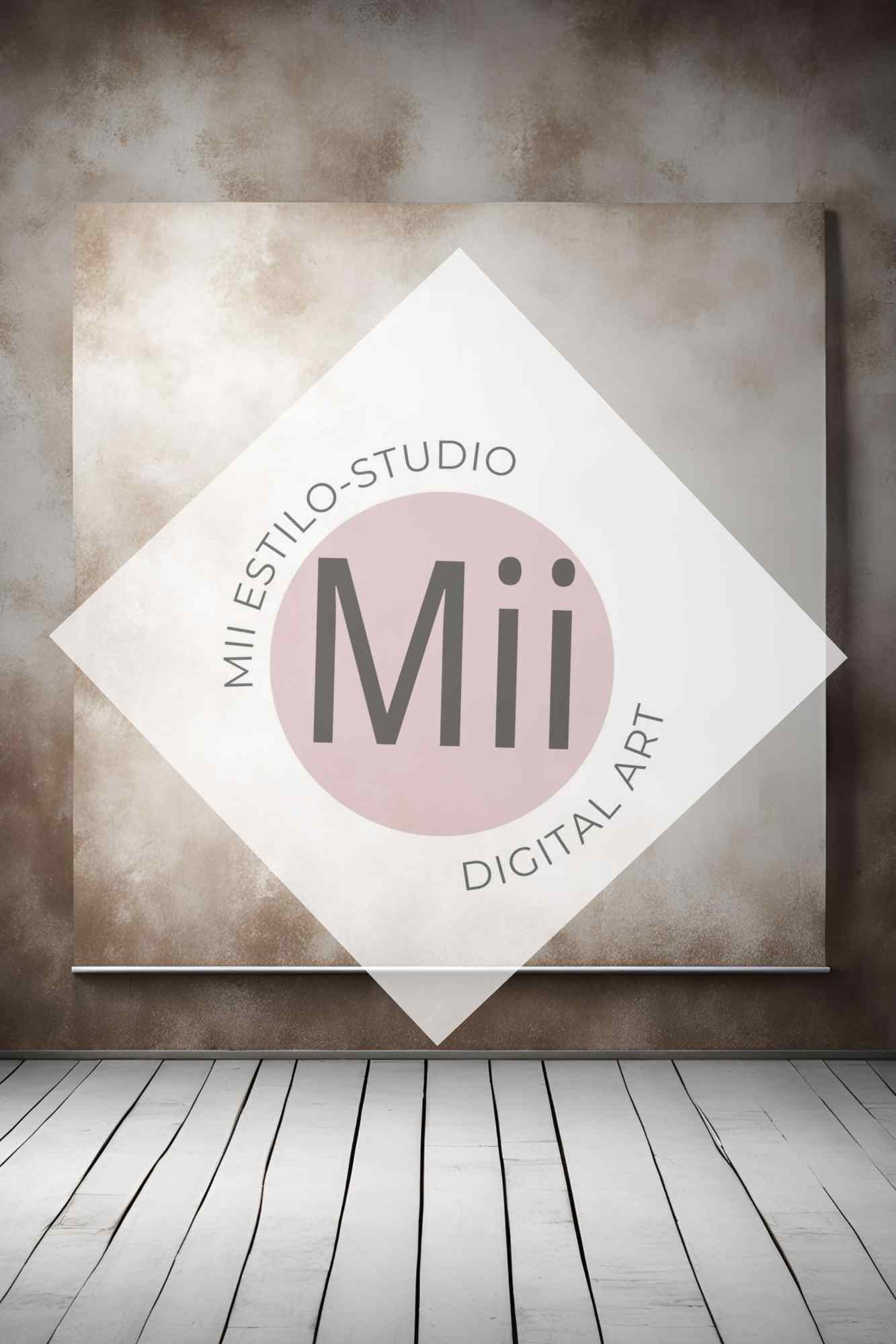 Amaranth Light Vintage Fine Art Digital Backdrop – Soft Neutral Photography Background for Photoshop - Mii - Estilo