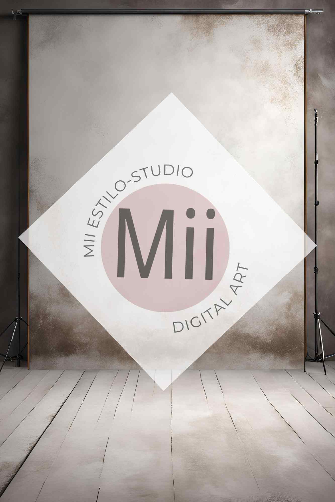 Amaranth Light Vintage Fine Art Digital Backdrop – Soft Neutral Photography Background for Photoshop - Mii - Estilo