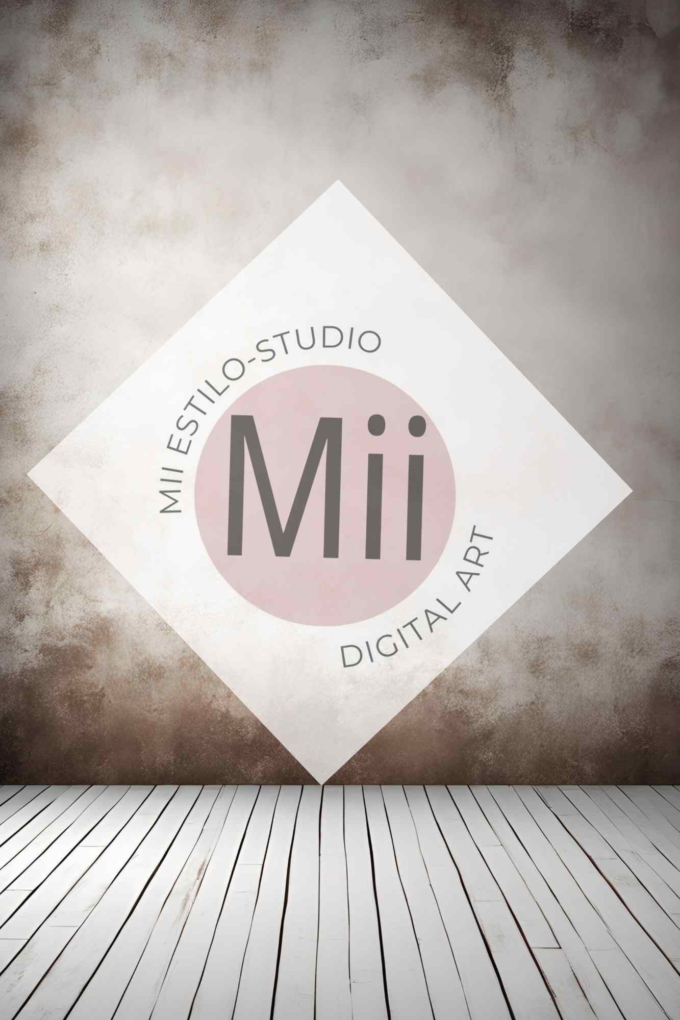 Amaranth Light Vintage Fine Art Digital Backdrop – Soft Neutral Photography Background for Photoshop - Mii - Estilo