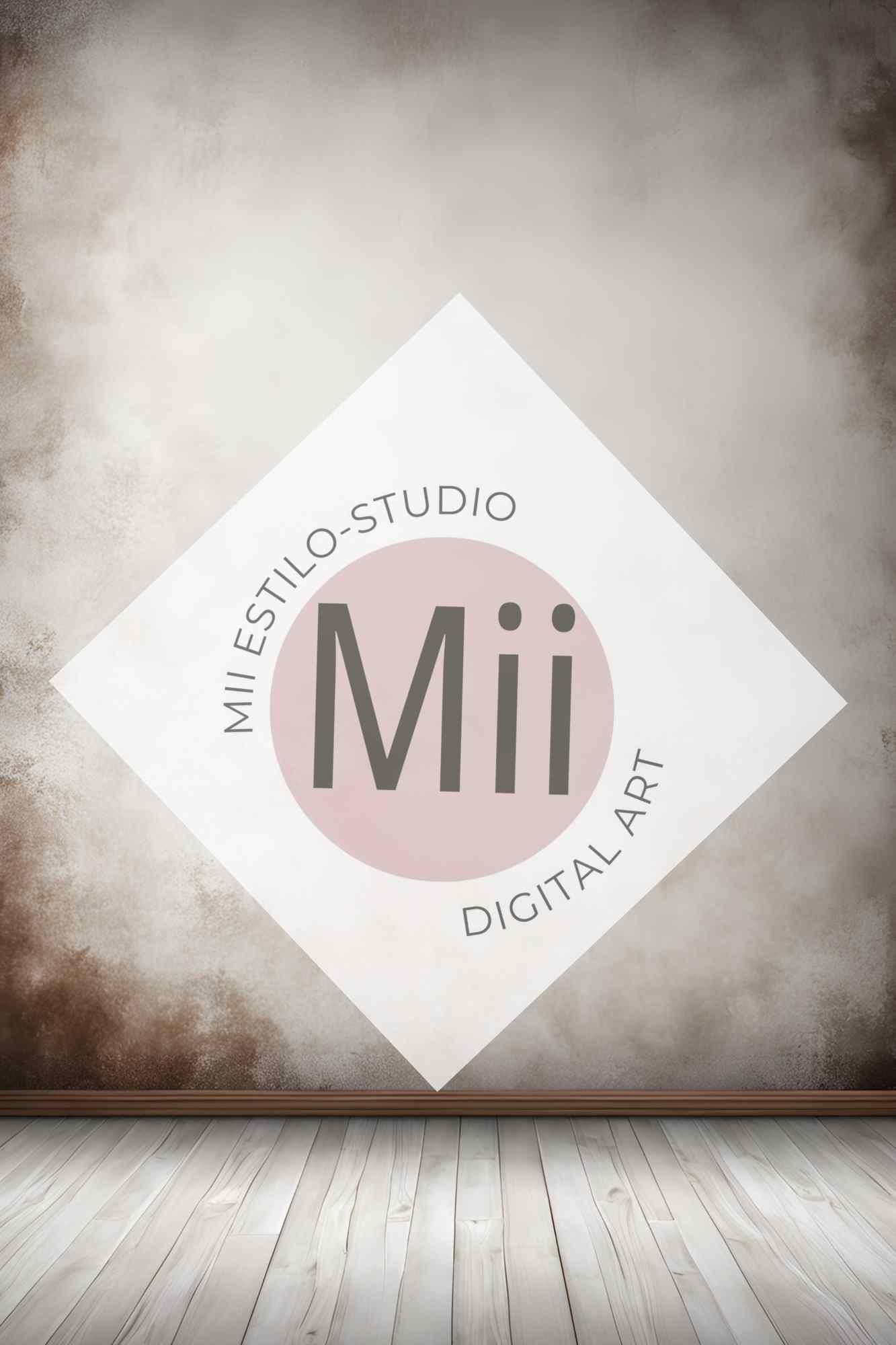 Amaranth Light Vintage Fine Art Digital Backdrop – Soft Neutral Photography Background for Photoshop - Mii - Estilo