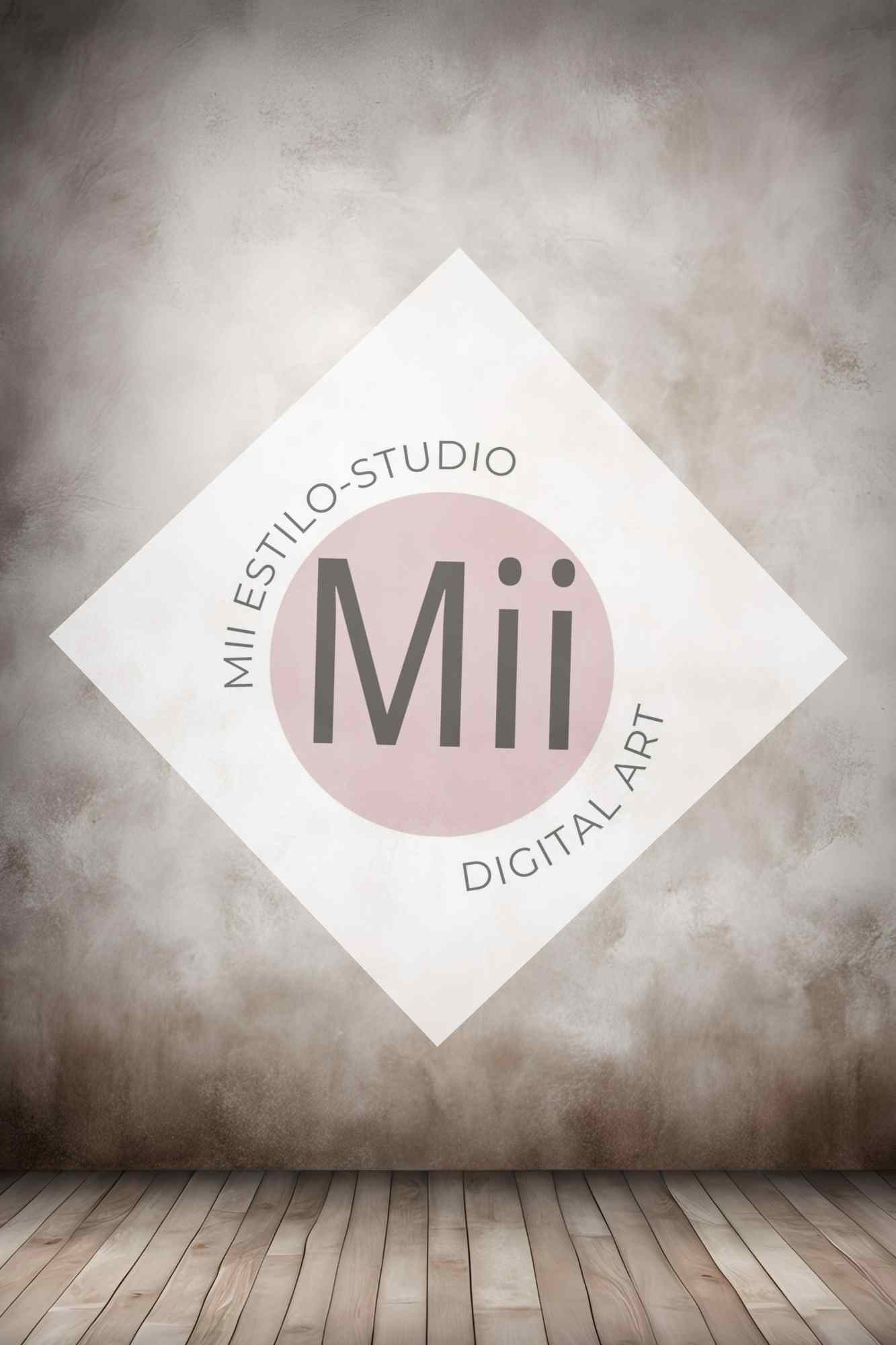 Amaranth Light Vintage Fine Art Digital Backdrop – Soft Neutral Photography Background for Photoshop - Mii - Estilo