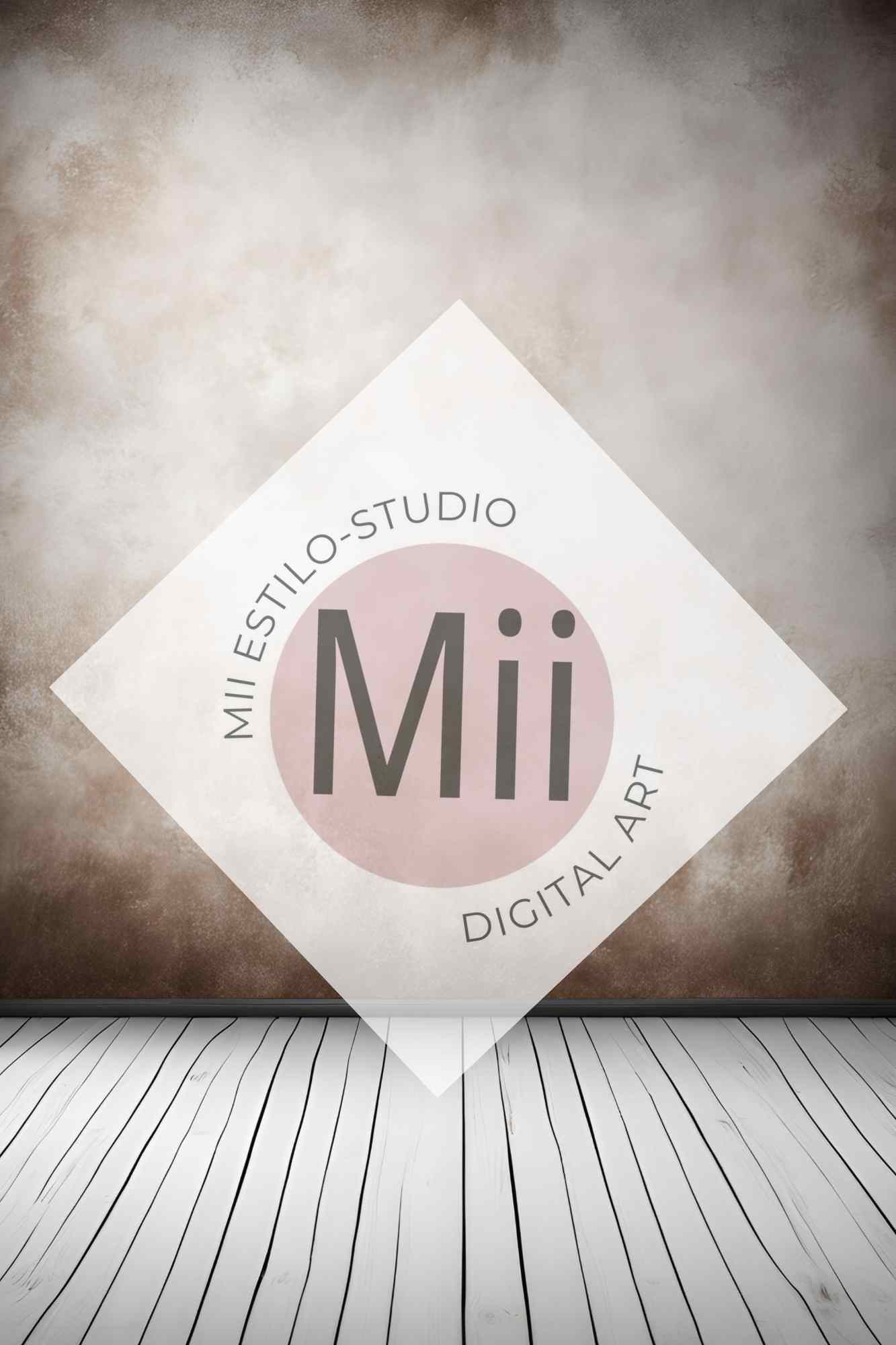 Amaranth Light Vintage Fine Art Digital Backdrop – Soft Neutral Photography Background for Photoshop - Mii - Estilo