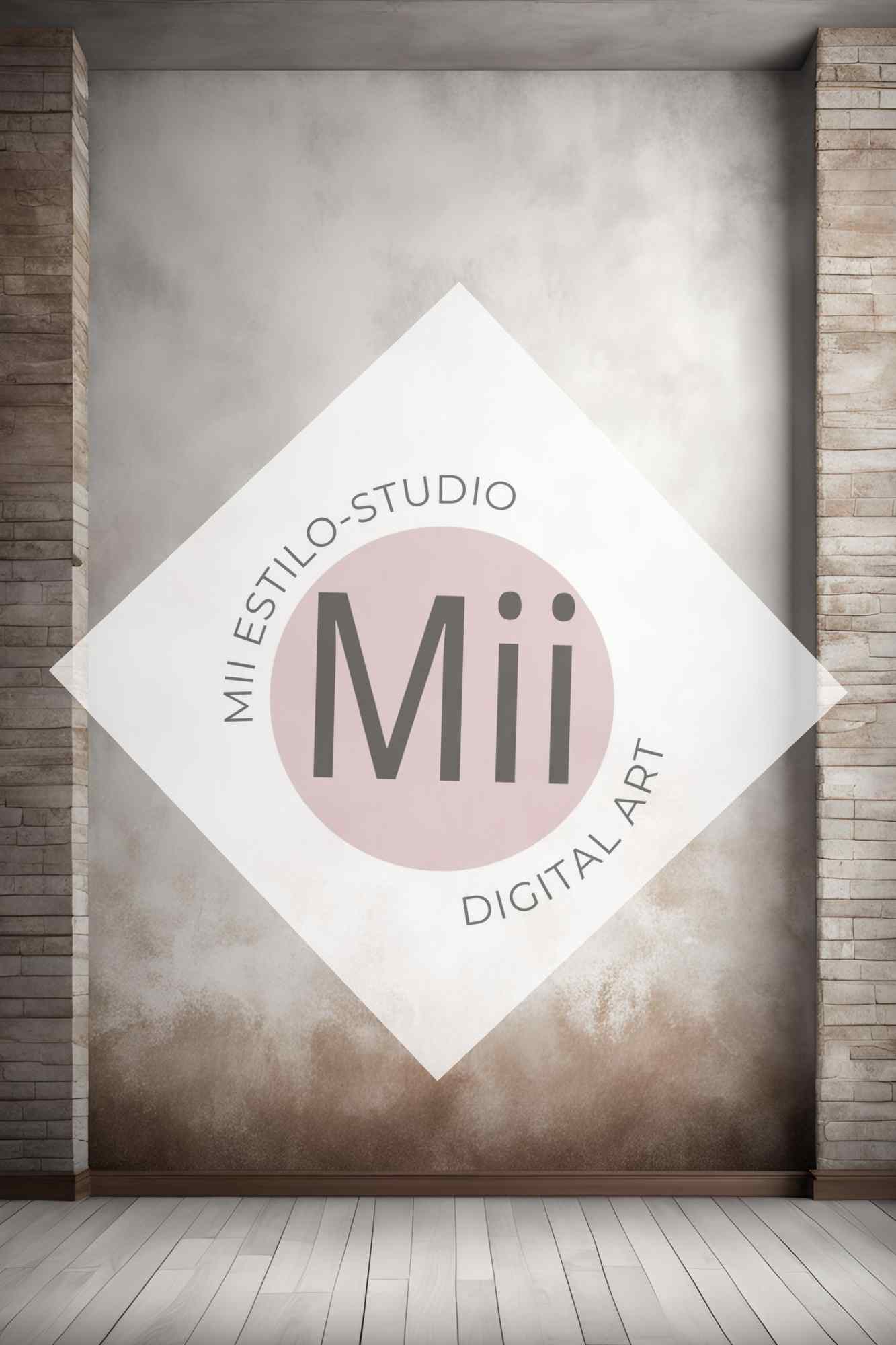 Amaranth Light Vintage Fine Art Digital Backdrop – Soft Neutral Photography Background for Photoshop - Mii - Estilo