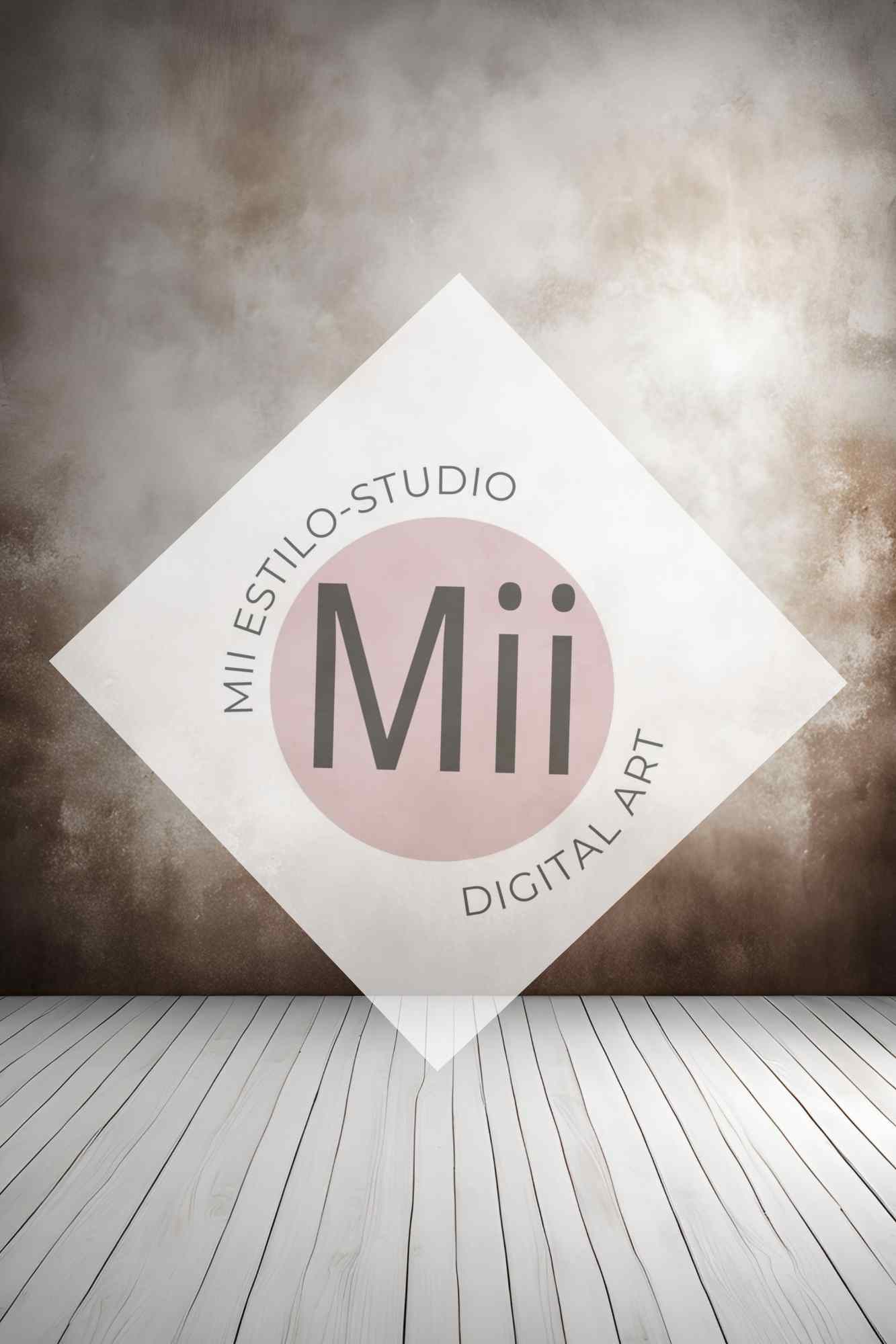 Amaranth Light Vintage Fine Art Digital Backdrop – Soft Neutral Photography Background for Photoshop - Mii - Estilo