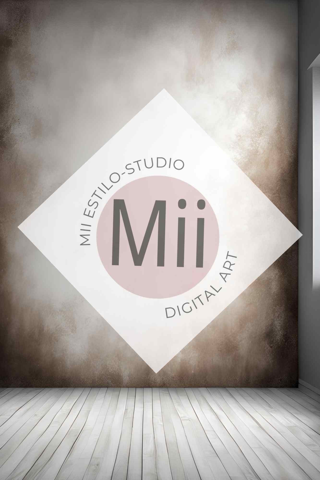 Amaranth Light Vintage Fine Art Digital Backdrop – Soft Neutral Photography Background for Photoshop - Mii - Estilo