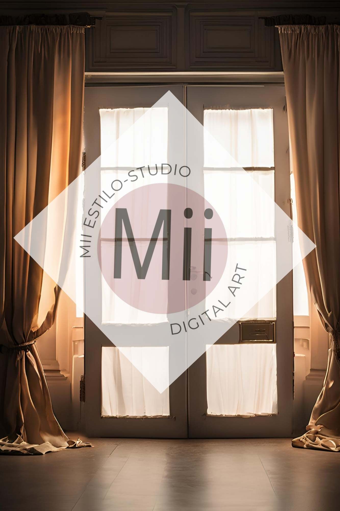 BohoCallela Browntone romantic 15 digital backdrops - Mii Estilo Studio, digital background, photoshop - Mii - Estilo