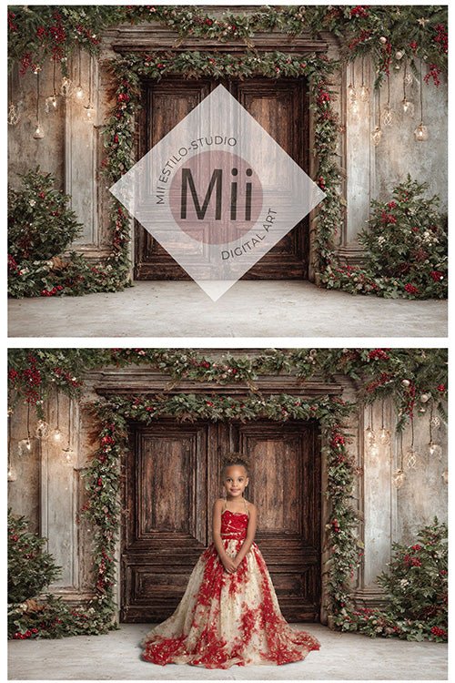 Classic Fine Art Studio Backgrounds for Holiday Portraits - Mii - Estilo
