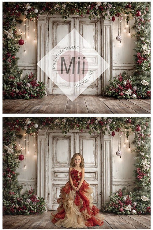 Elegant Fine Art Holiday Backgrounds for Portrait Photography - Mii - Estilo