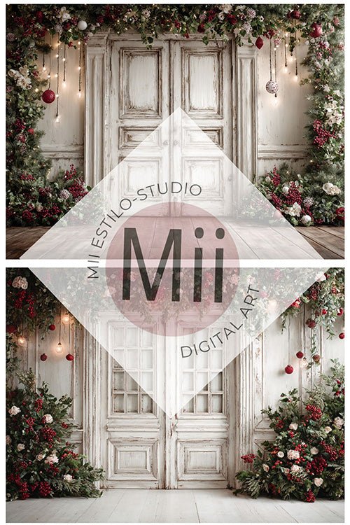 Elegant Fine Art Holiday Backgrounds for Portrait Photography - Mii - Estilo