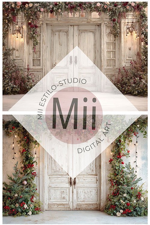 Elegant Fine Art Holiday Backgrounds for Portrait Photography - Mii - Estilo