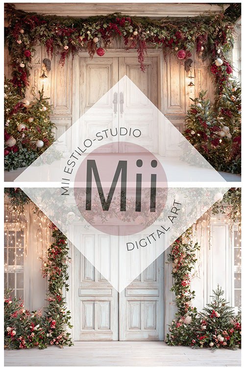 Elegant Fine Art Holiday Backgrounds for Portrait Photography - Mii - Estilo