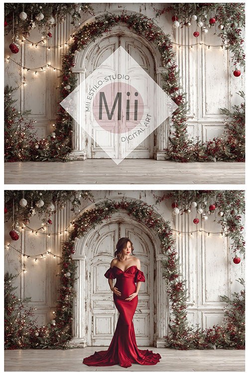 Elegant Fine Art Holiday Backgrounds for Portrait Photography - Mii - Estilo