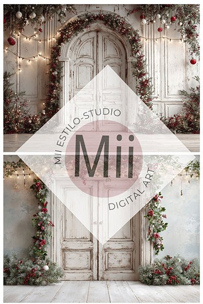Elegant Fine Art Holiday Backgrounds for Portrait Photography - Mii - Estilo