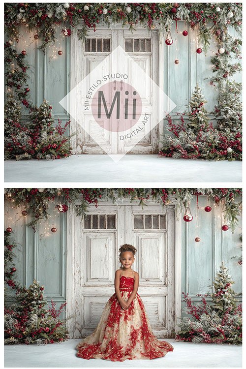 Elegant Fine Art Holiday Backgrounds for Portrait Photography - Mii - Estilo