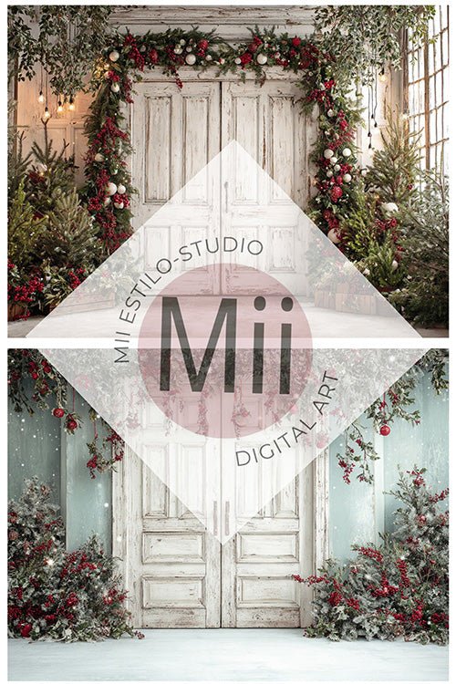 Elegant Fine Art Holiday Backgrounds for Portrait Photography - Mii - Estilo