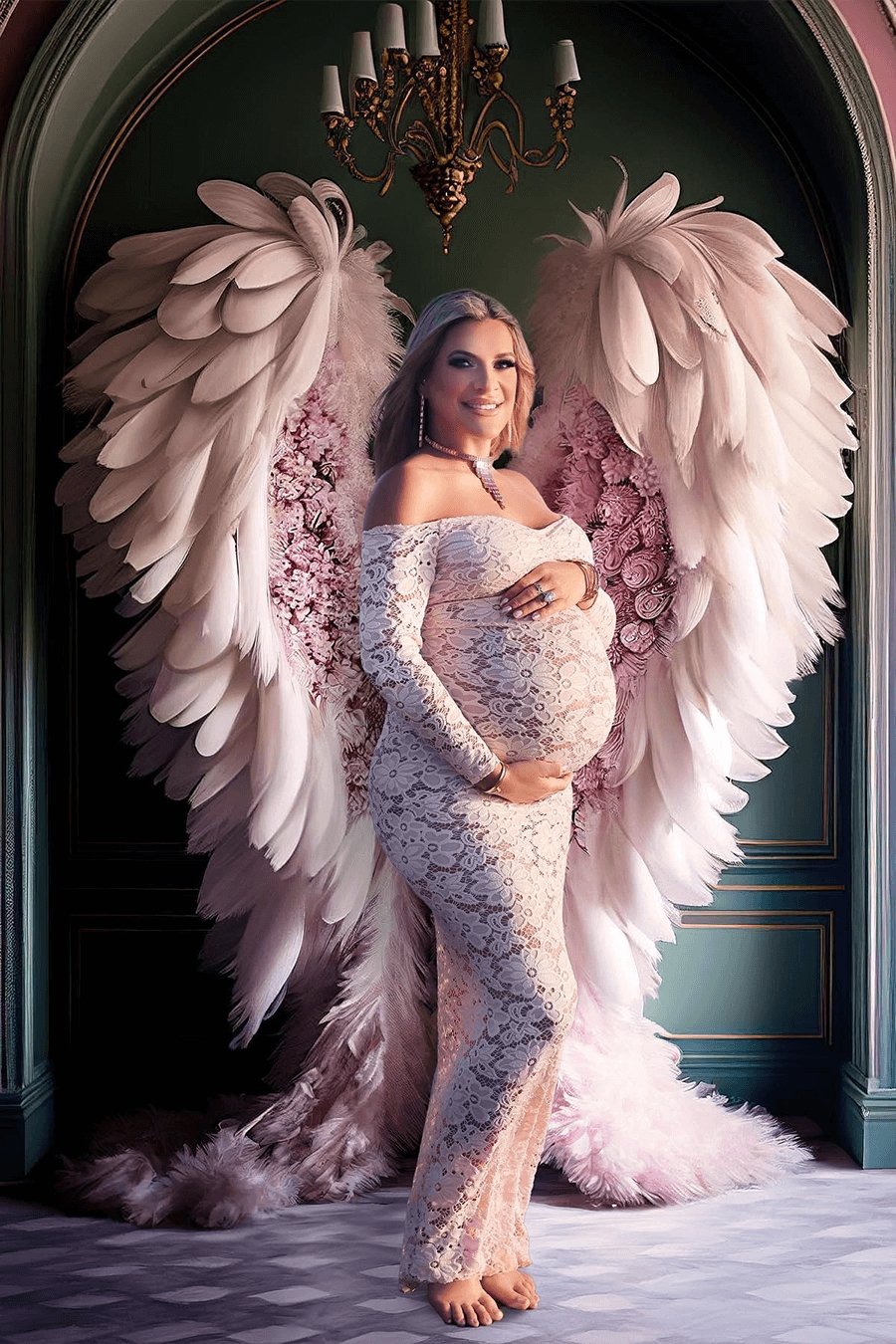 Alaska Maternity Dress - Dusty Pink - Mii-Estilo.com