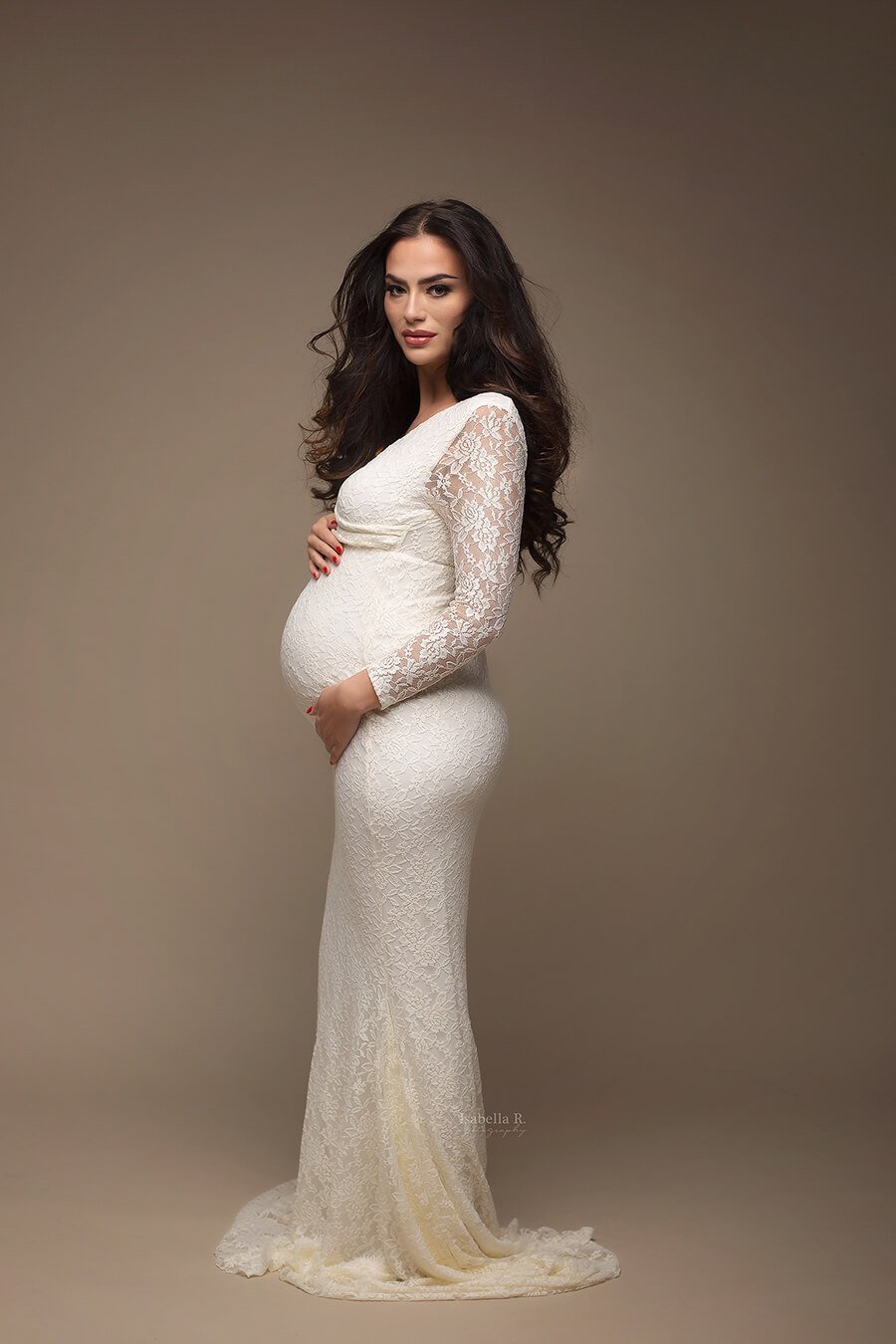 Candytuft Maternity Dress Off White - Mii-Estilo.com