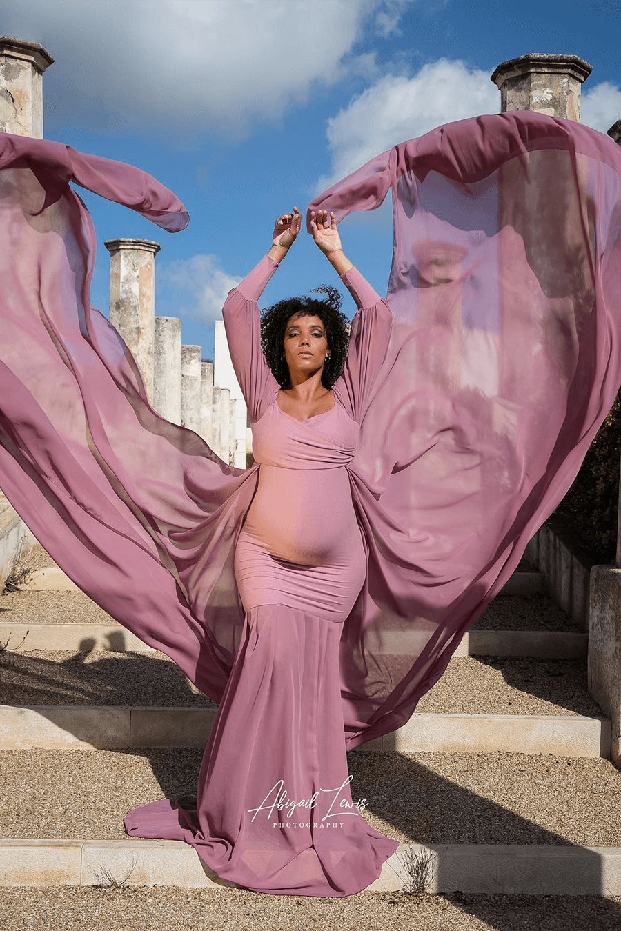 Freesia Maternity Dress - Redwood CLEARANCE SALE - Mii-Estilo.com