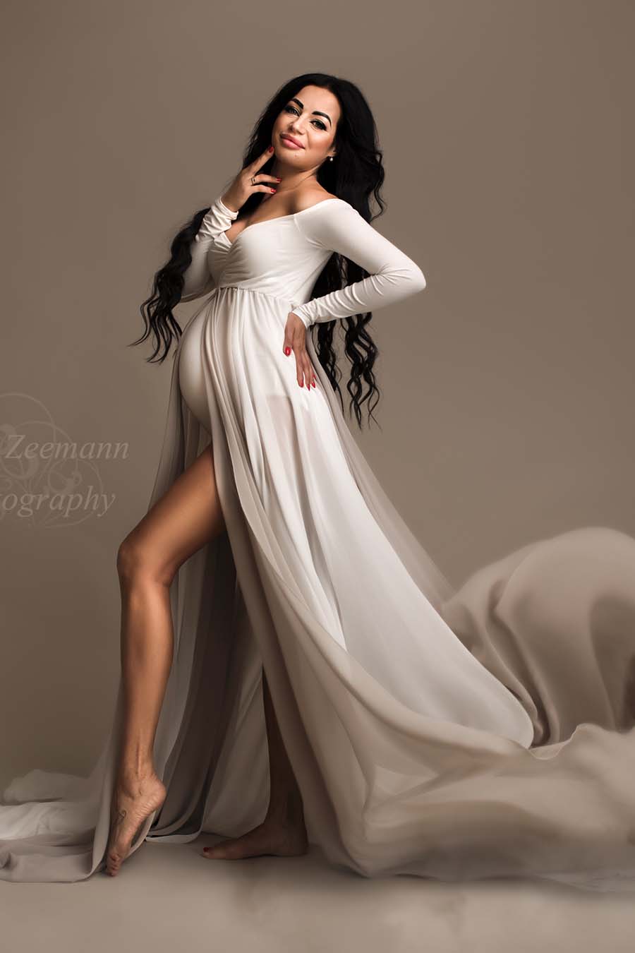 Gladiolus Maternity Dress - Mii-Estilo.com