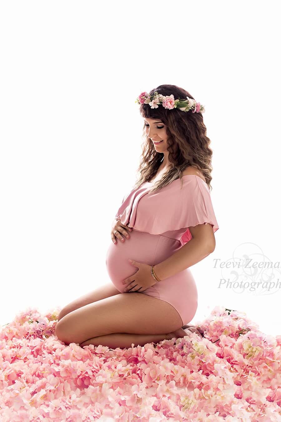 Matthiola Maternity Bodysuit Dusty Pink - Mii-Estilo.com