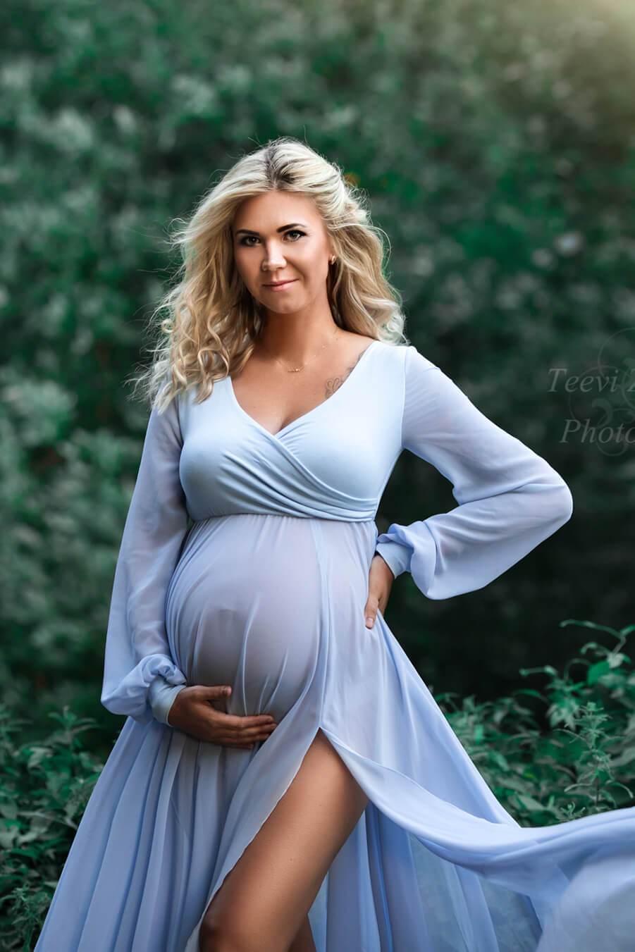 Parodia Dress Light Blue - Mii-Estilo.com