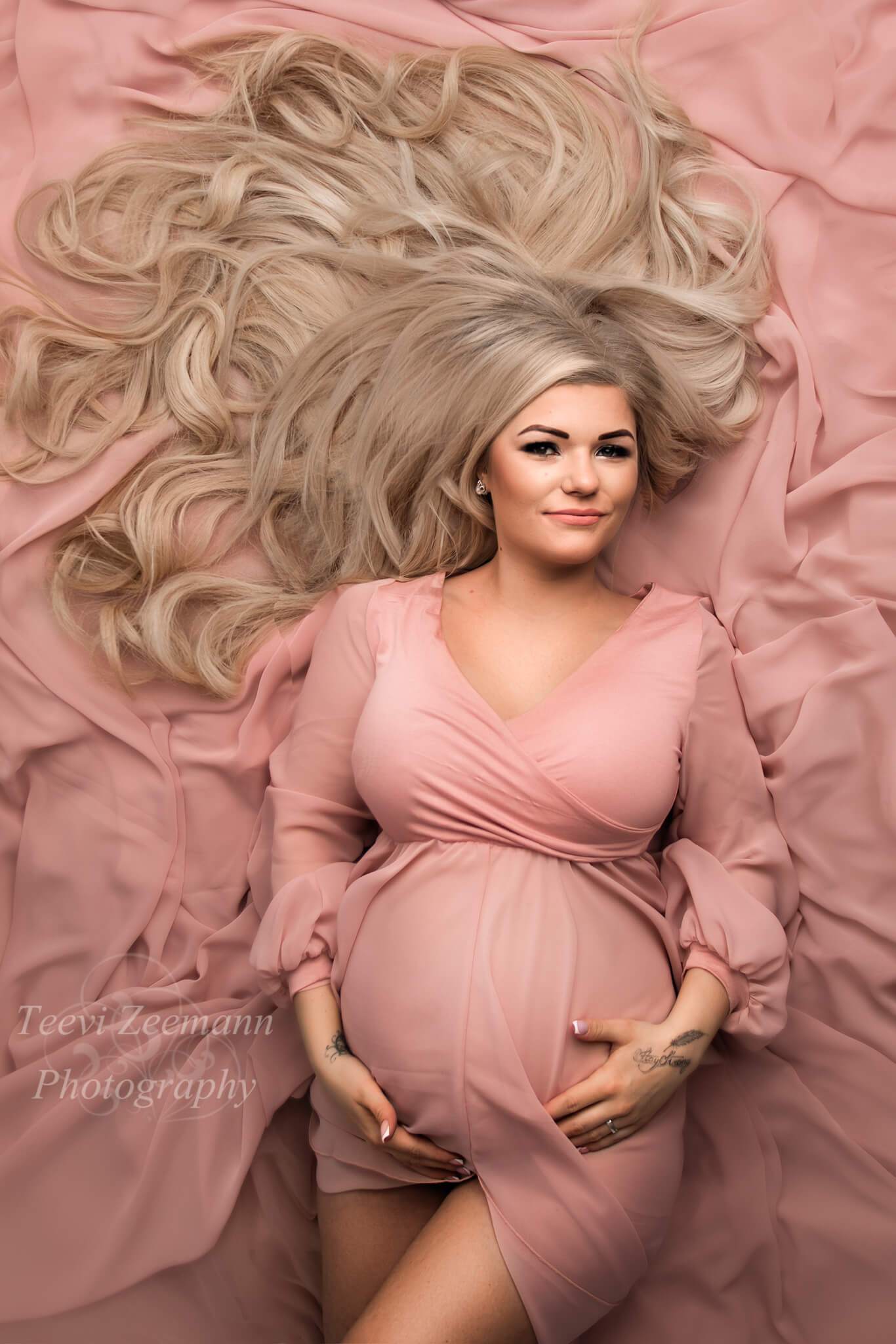 Parodia Maternity Dress Dusty Pink - Mii-Estilo.com