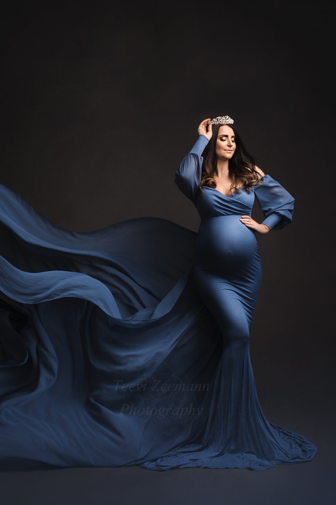 Poppy Maternity Dress - Denim - Mii-Estilo.com