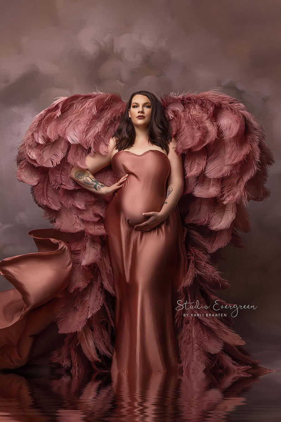 Silky Scarf Old Pink (4 meter) - Mii-Estilo.com