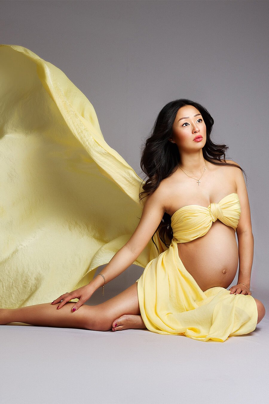 Silky Scarf - Pastel Yellow (4 meter) - Mii-Estilo.com