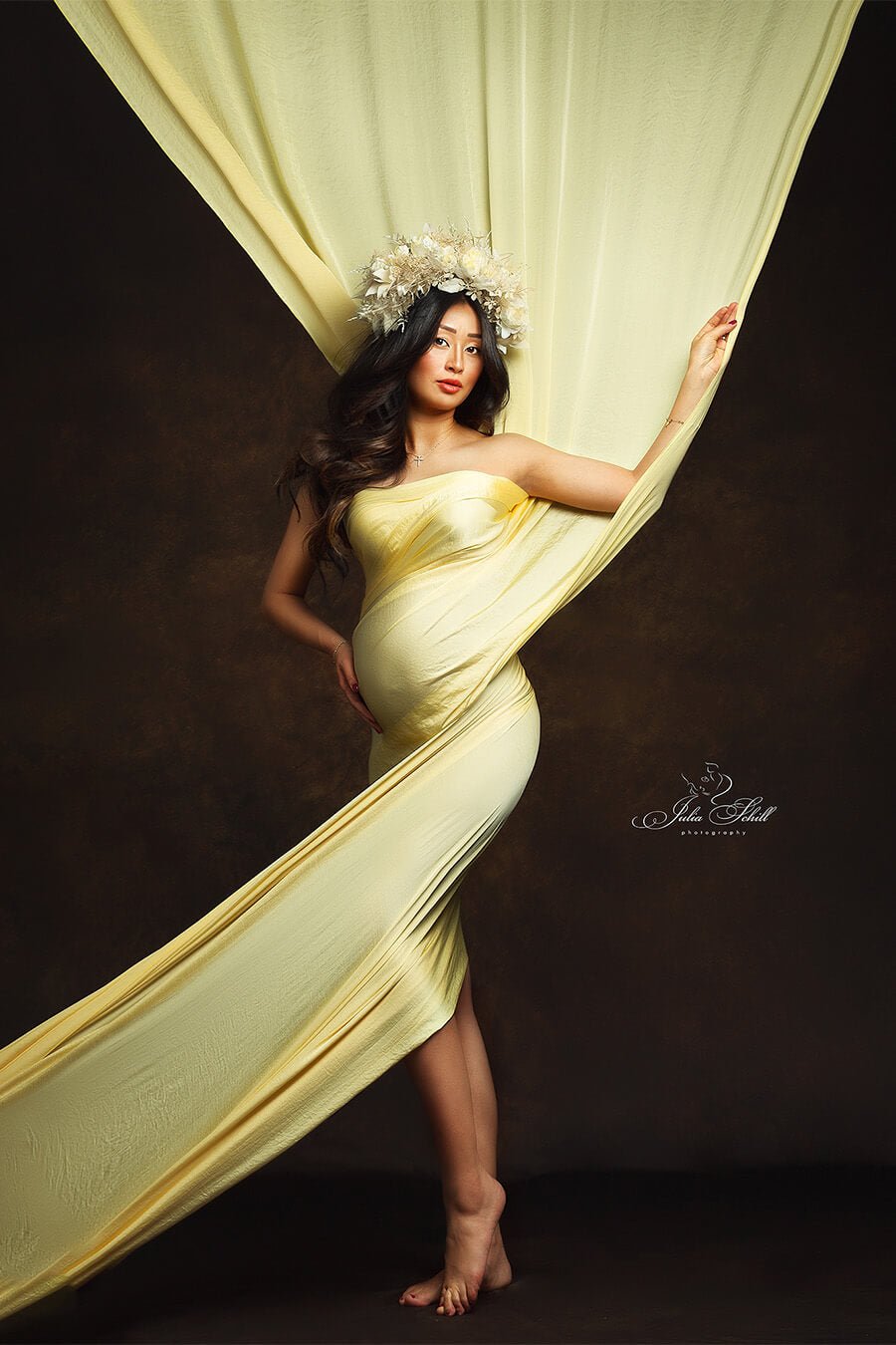 Silky Scarf - Pastel Yellow (4 meter) - Mii-Estilo.com