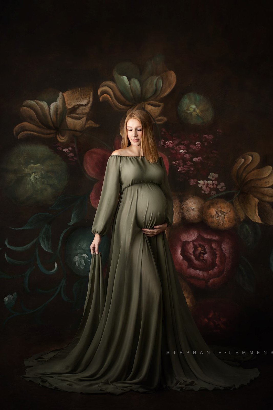 Yoli Maternity Dress - Olive CLEARANCE SALE - Mii-Estilo