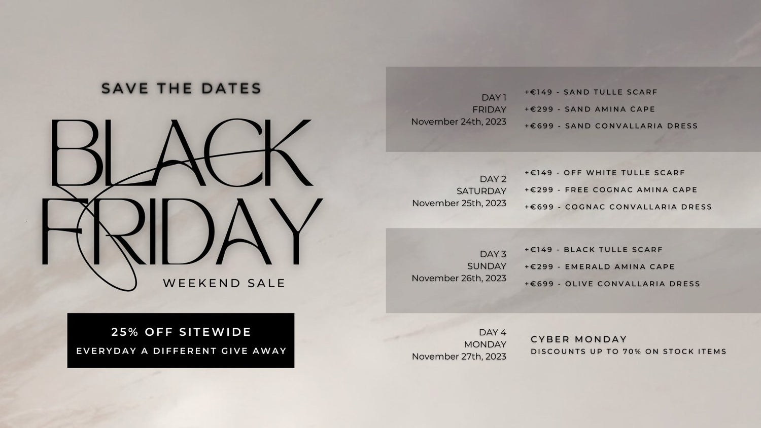 Black Friday 2023 - The most waited sale of the year is almost starting! - Mii-Estilo