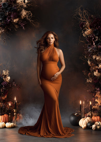 Midnight Harvest Halloween Digital Backdrop Collection