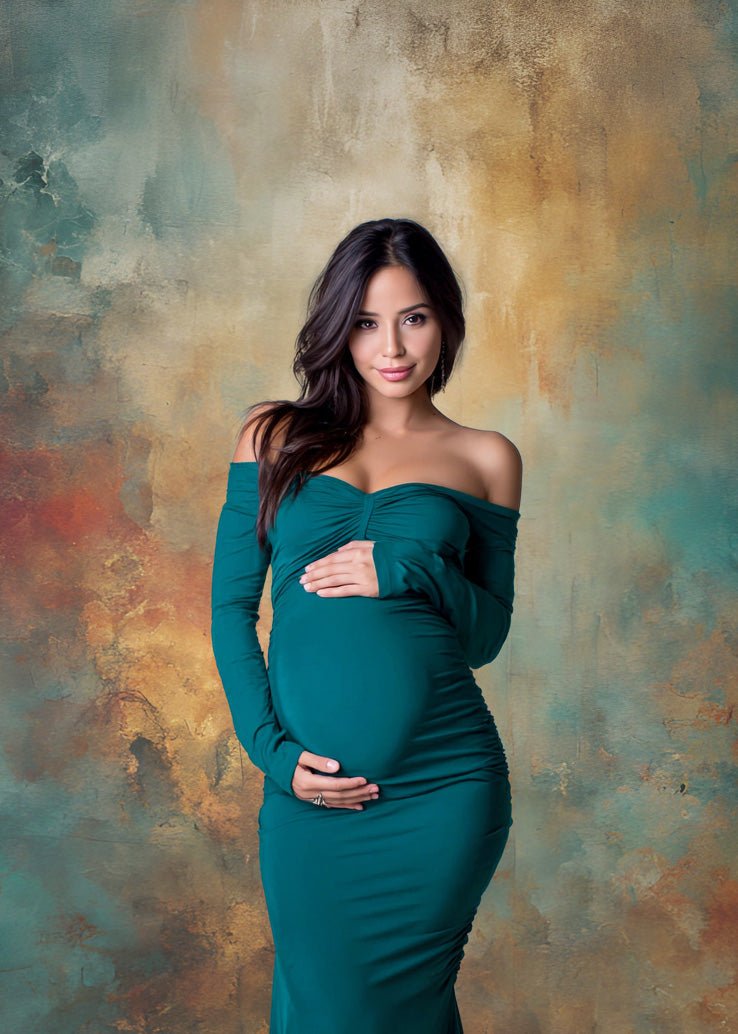 Abelia, Handcrafted Canvas Style Digital Backdrops, Maternity Photoshoot Backgrounds, Studio Texture Overlays, Fine Art Backdrop Designs, Photoshop Overlay Textures - Mii - Estilo