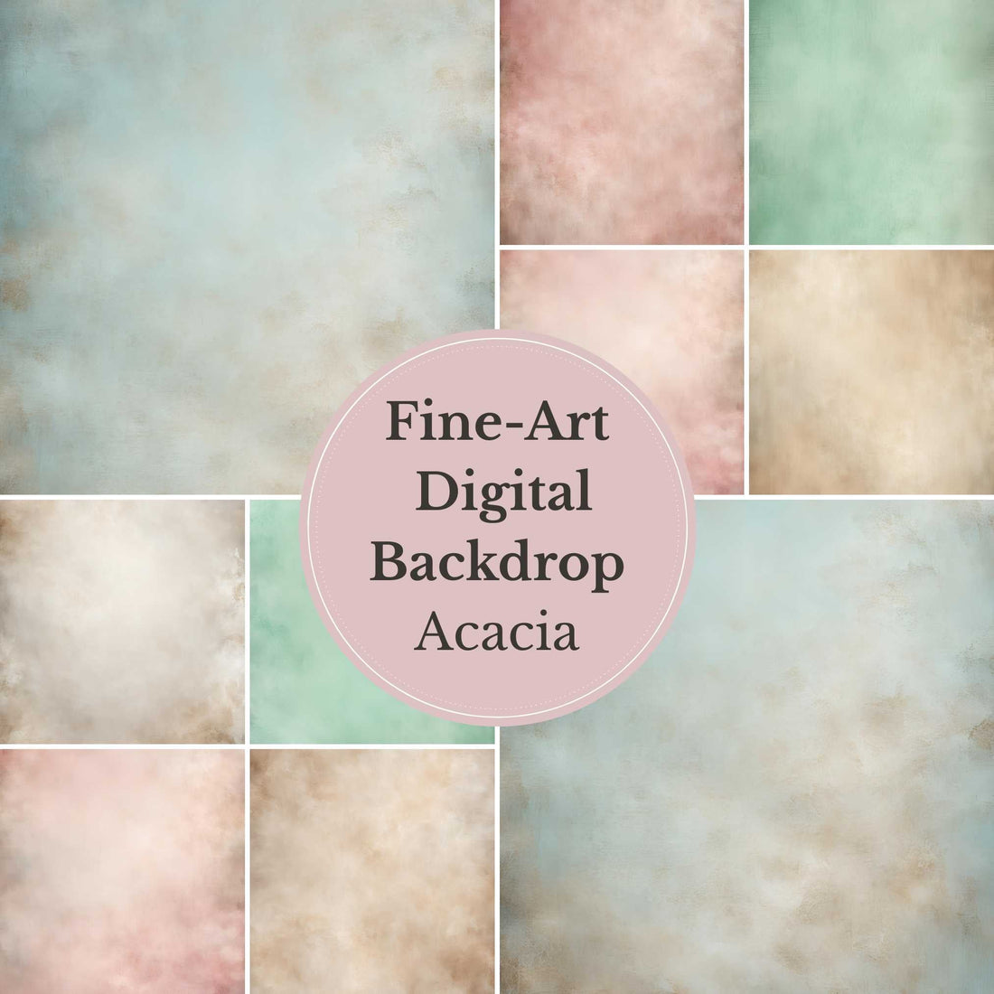 Acacia Soft neutral textures, portrait studio background, fine art textures, photo background, digital backdrop - Mii - Estilo