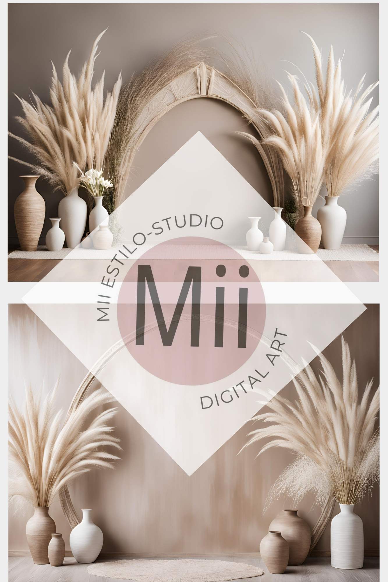 Aconite Fine - art textures and boho - inspired digital overlays for maternity backdrops, arched wall photography settings, and studio digital backgrounds - Mii - Estilo