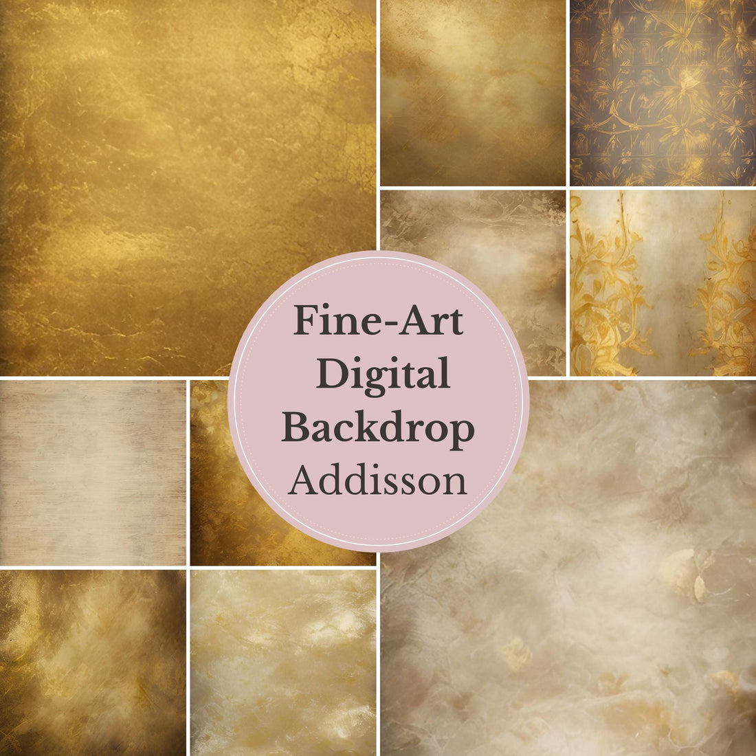 Addison Fine Art Textures, Photoshop overlays, Photo editing, Texture overlays, Digital backgrounds, Digital paper, Old effect, gold - Mii - Estilo