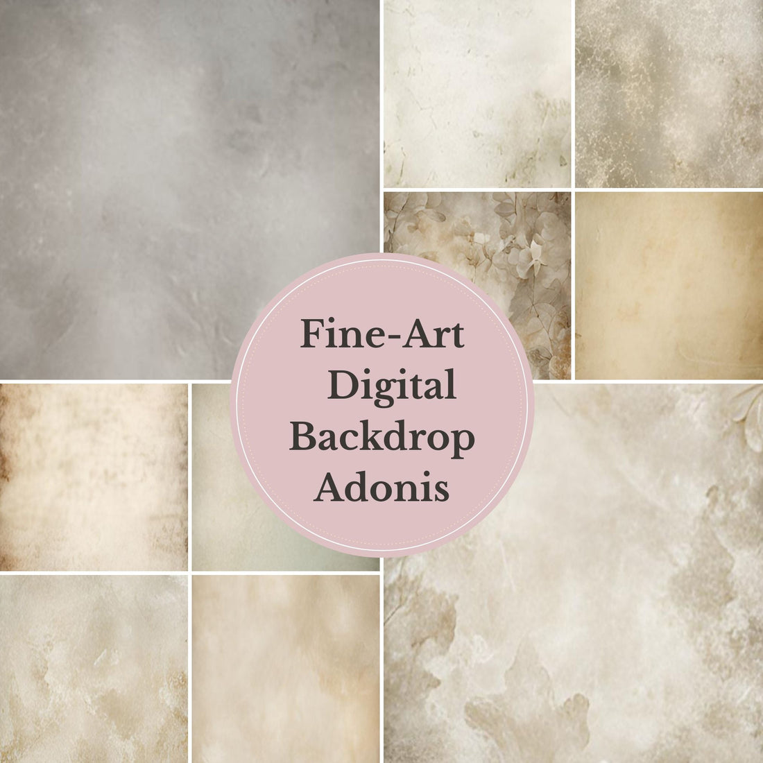 Adonis Fine Art Textures, White Photoshop overlays Texture overlays, Digital backgrounds, Digital paper, Old effect, white - Mii - Estilo