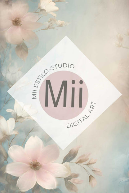 Alstroemeria Flower Handcrafted Canvas Style Digital Backdrops, Maternity Photoshoot Backgrounds, Flower Texture Overlays, Flower Fine Art Backdrop Designs, Photoshop Overlay Textures - Mii - Estilo