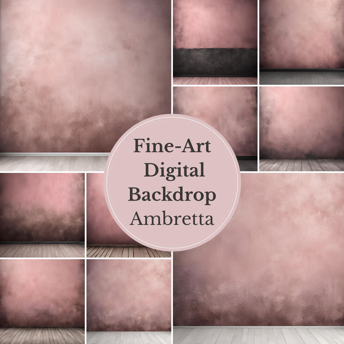 Ambretta Rustic Blush Digital Backdrop for Photoshop – Background - Mii - Estilo