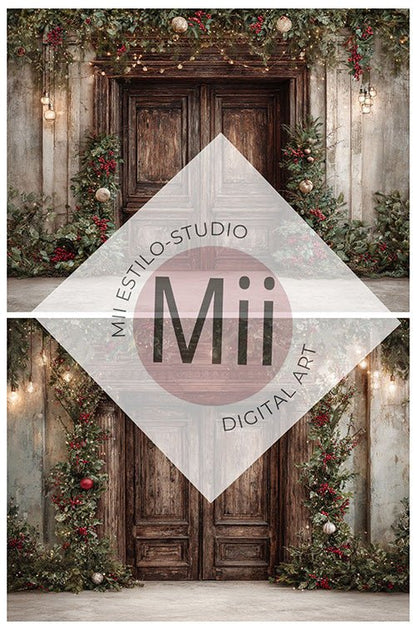Classic Fine Art Studio Backgrounds for Holiday Portraits - Mii - Estilo