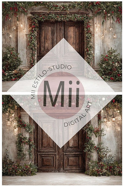 Classic Fine Art Studio Backgrounds for Holiday Portraits - Mii - Estilo