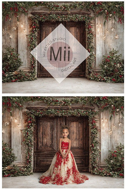 Classic Fine Art Studio Backgrounds for Holiday Portraits - Mii - Estilo