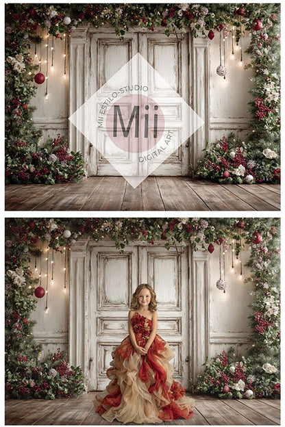 Elegant Fine Art Holiday Backgrounds for Portrait Photography - Mii - Estilo