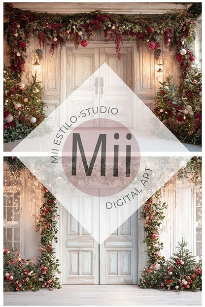 Elegant Fine Art Holiday Backgrounds for Portrait Photography - Mii - Estilo